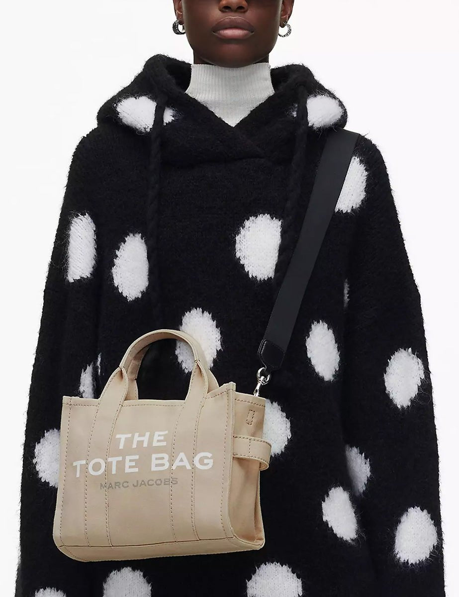small tote bag canvas beige - marc jacobs - shopper