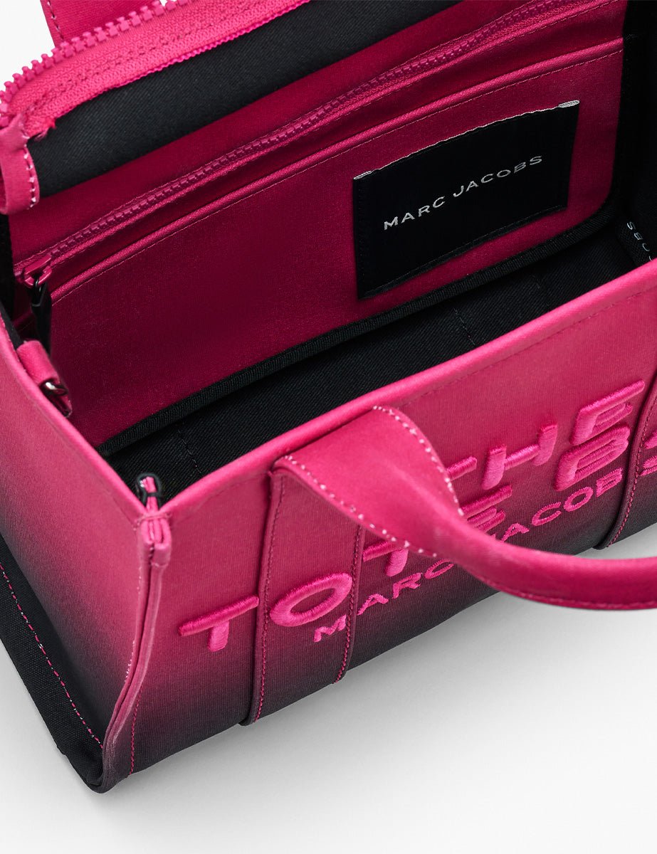 small tote bag canvas black hot pink - marc jacobs - shopper