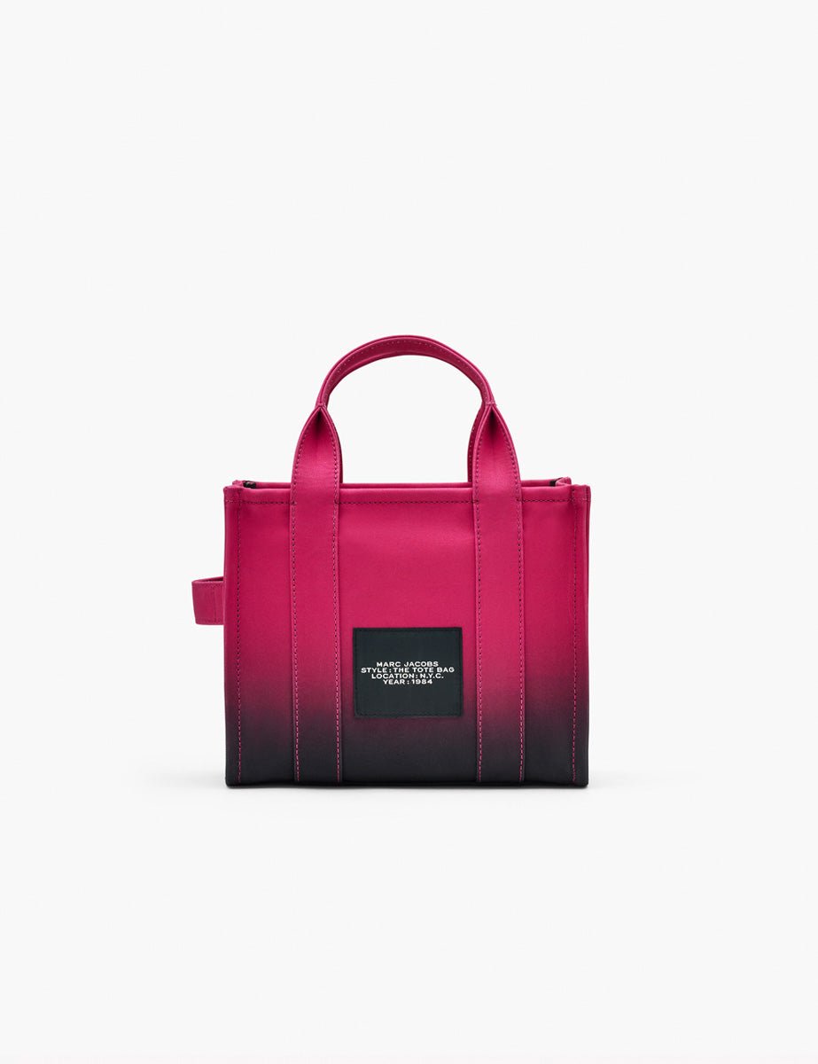small tote bag canvas black hot pink - marc jacobs - shopper