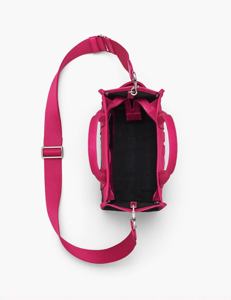 small tote bag canvas black hot pink - marc jacobs - shopper