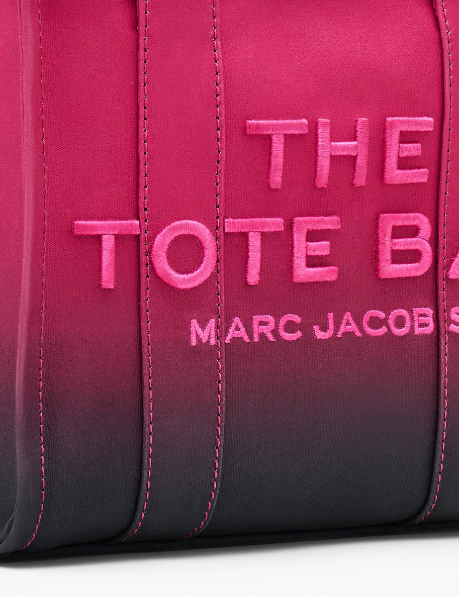 small tote bag canvas black hot pink - marc jacobs - shopper