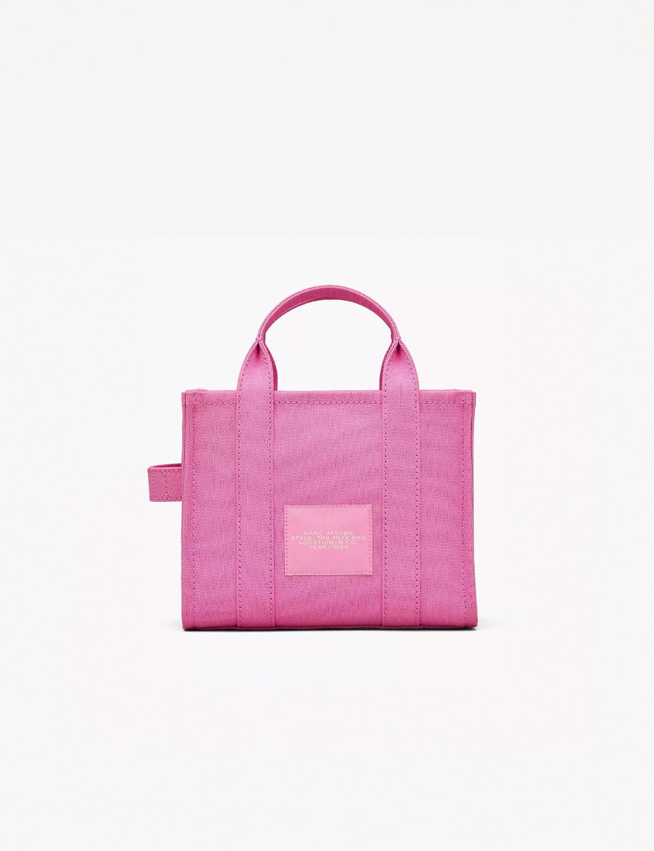 small tote bag canvas bow pink - marc jacobs - shopper