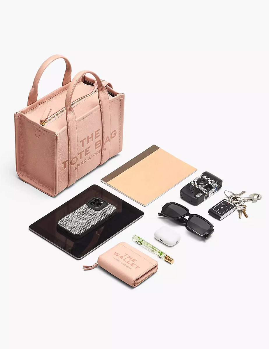 small tote bag canvas bow pink - marc jacobs - shopper