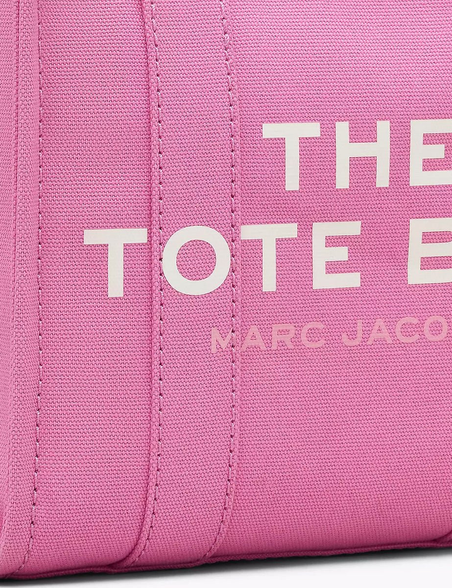 small tote bag canvas bow pink - marc jacobs - shopper