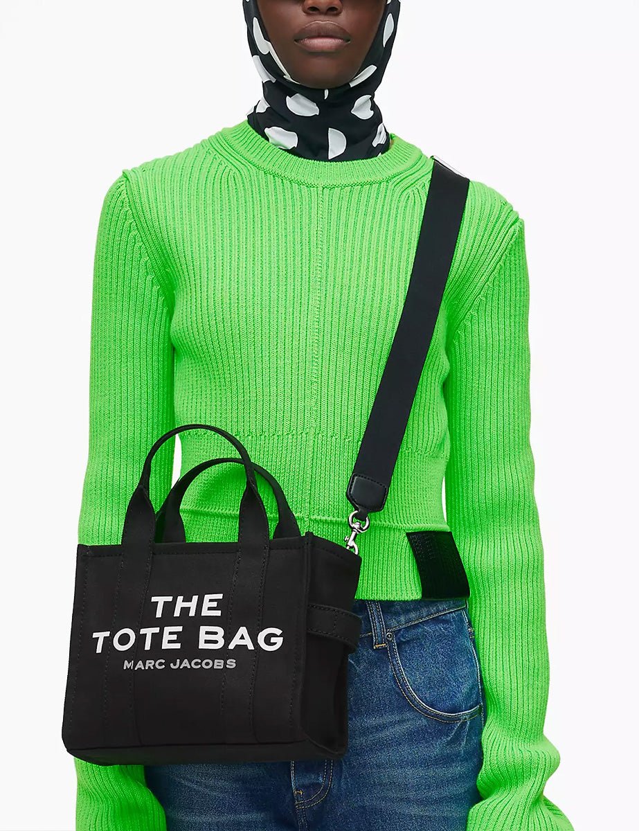 small tote bag canvas nero - marc jacobs - shopper