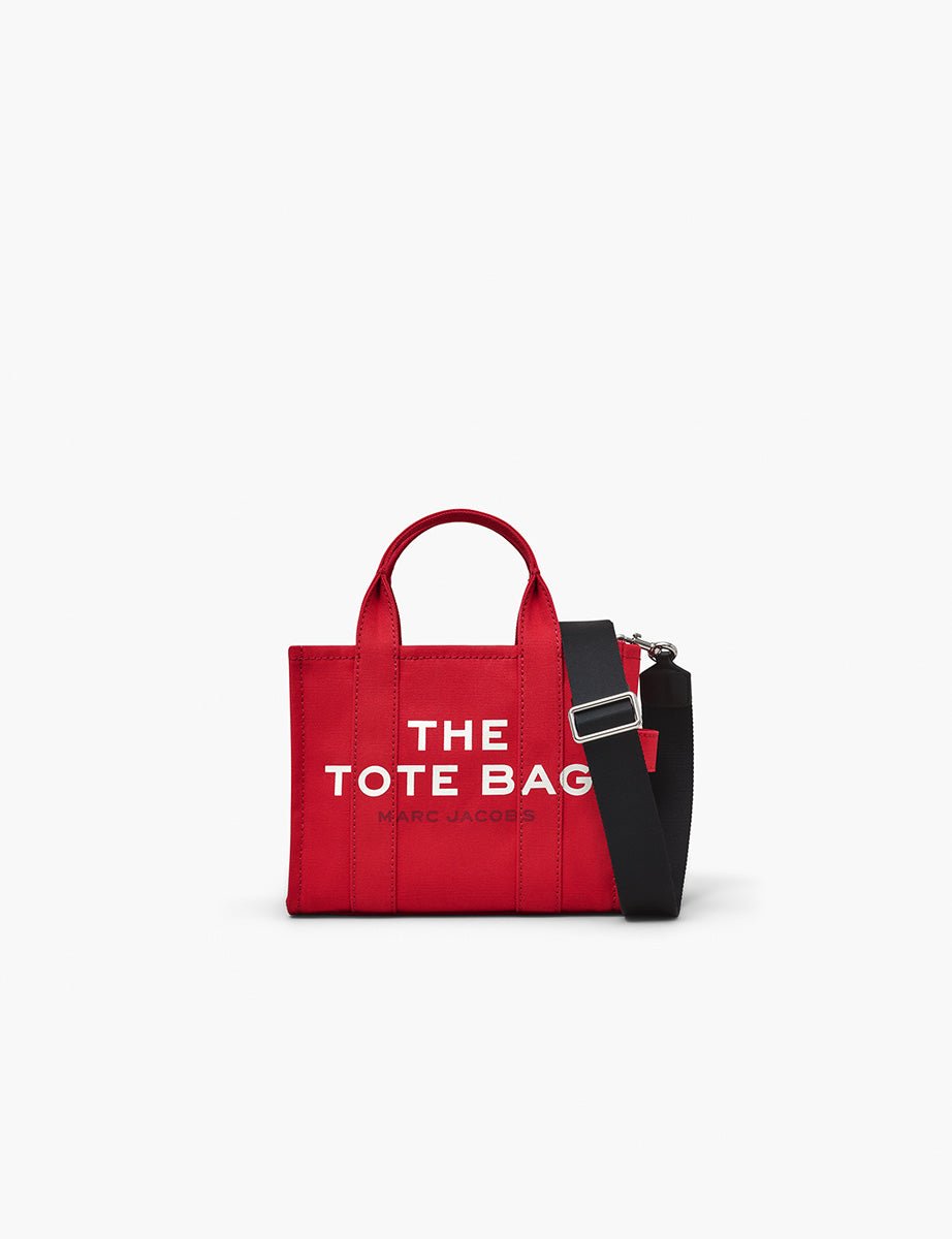 small tote bag canvas true red - marc jacobs - shopper