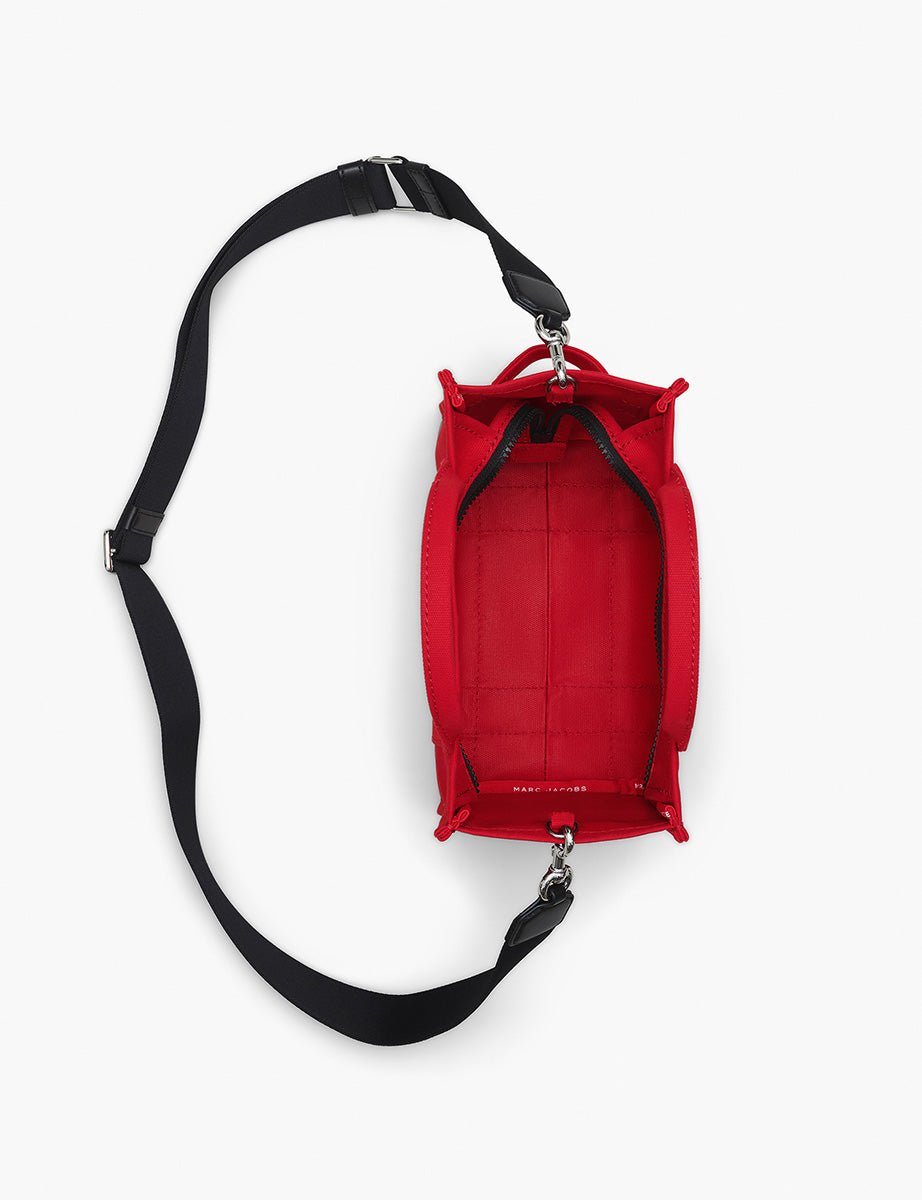small tote bag canvas true red - marc jacobs - shopper