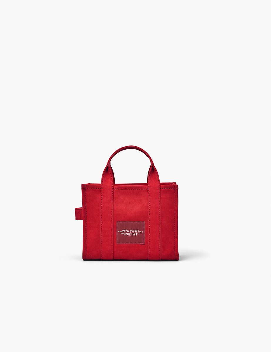 small tote bag canvas true red - marc jacobs - shopper
