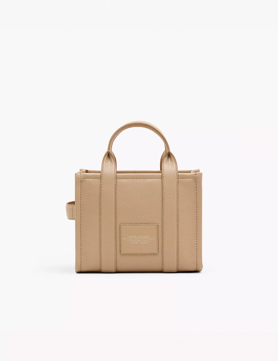small tote bag leather camel - marc jacobs - shopper