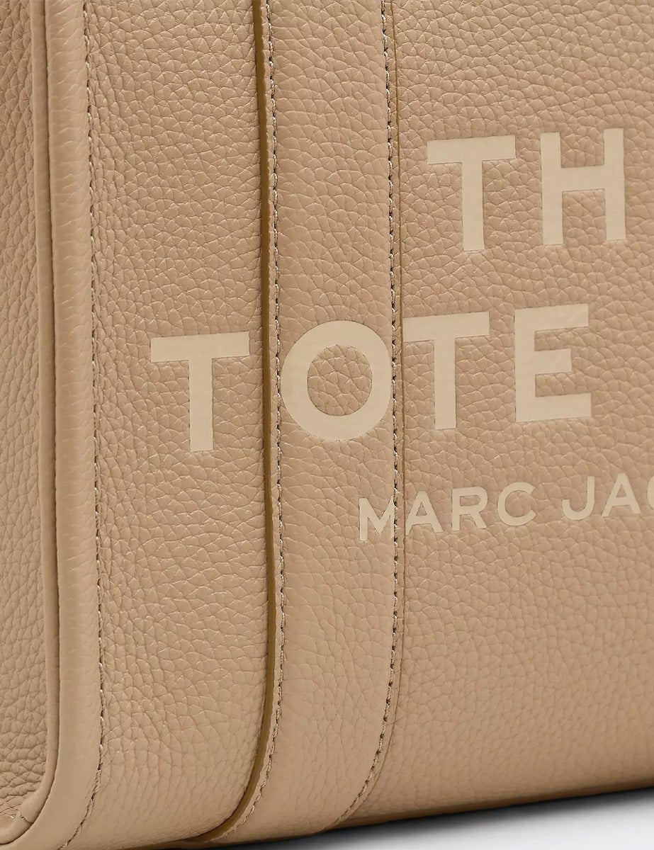 small tote bag leather camel - marc jacobs - shopper