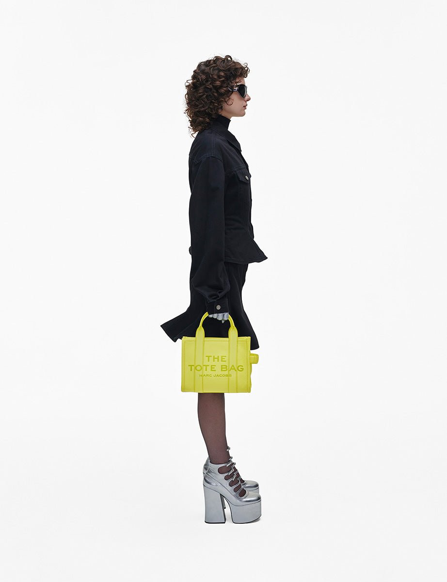 small tote bag leather limoncello - marc jacobs - shopper