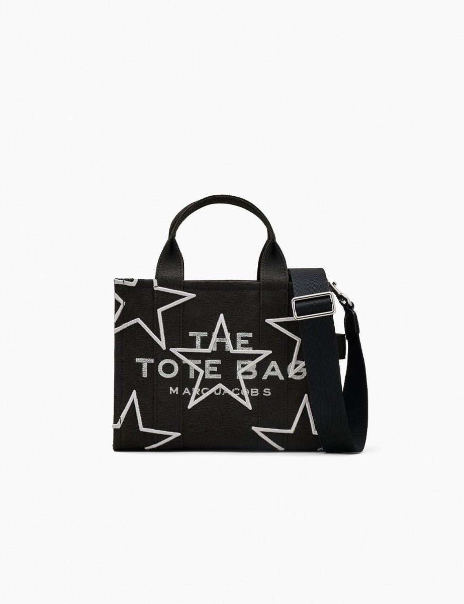 small tote bag star canvas nero - marc jacobs - shopper