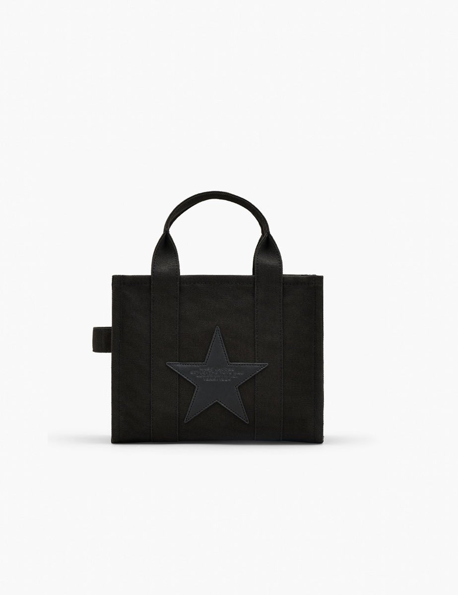 small tote bag star canvas nero - marc jacobs - shopper