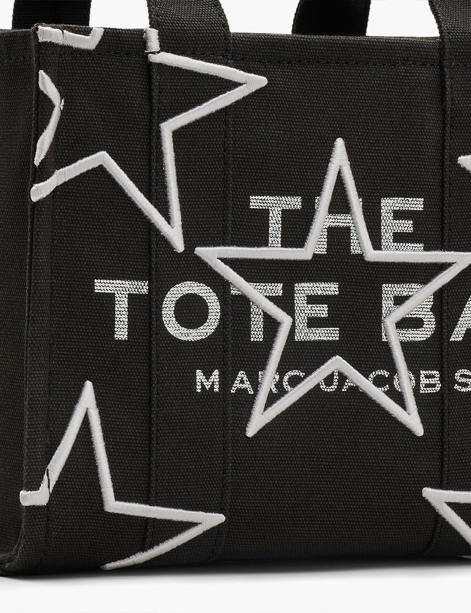 small tote bag star canvas nero - marc jacobs - shopper