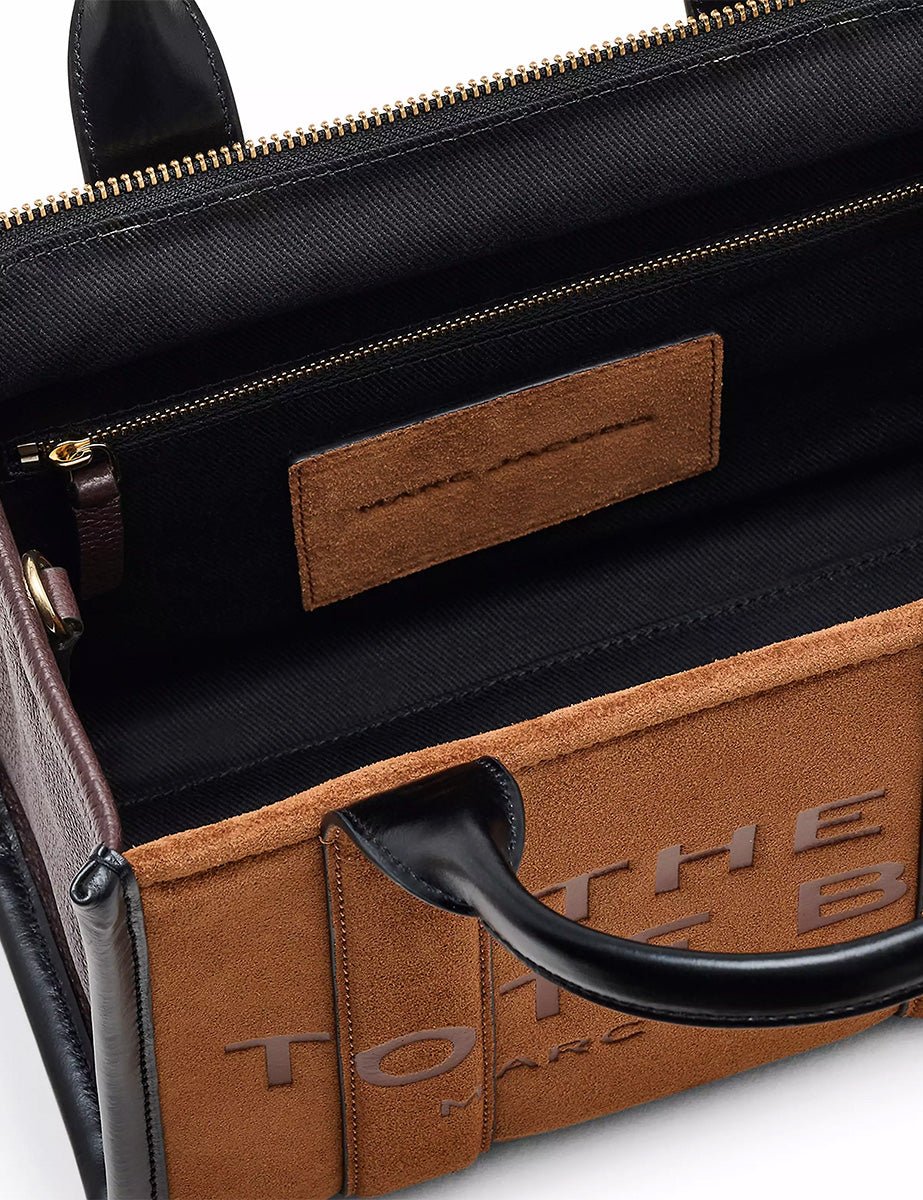 small tote bag suede leather copper - marc jacobs - shopper