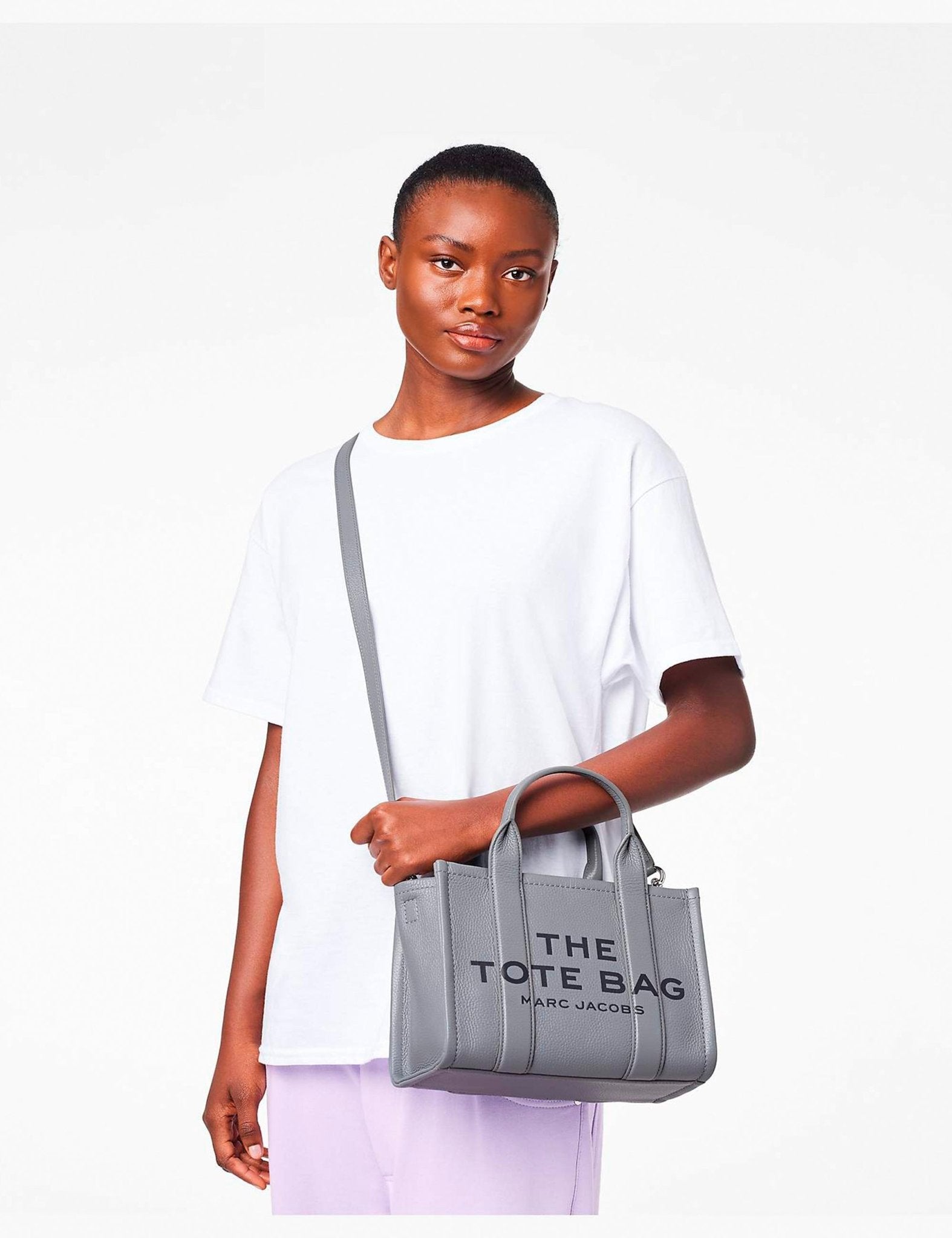 small tote bag wolf grey - marc jacobs - shopper
