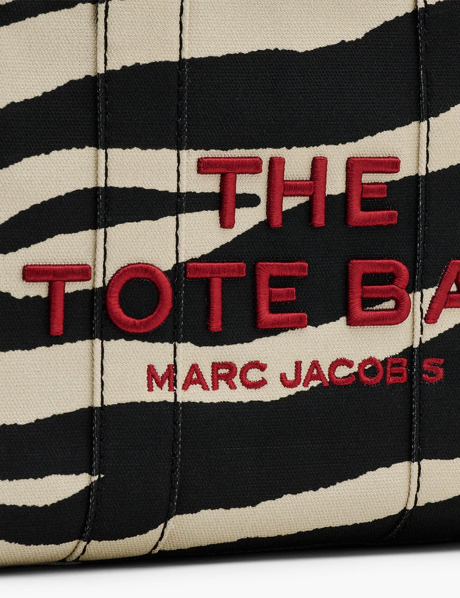 small tote bag zebrato black white - marc jacobs - shopper
