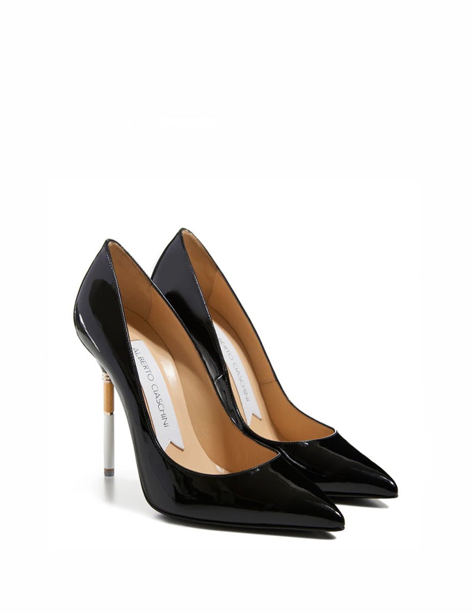 smoking hot pump vernice nero - alberto ciaschini - decollete tacco