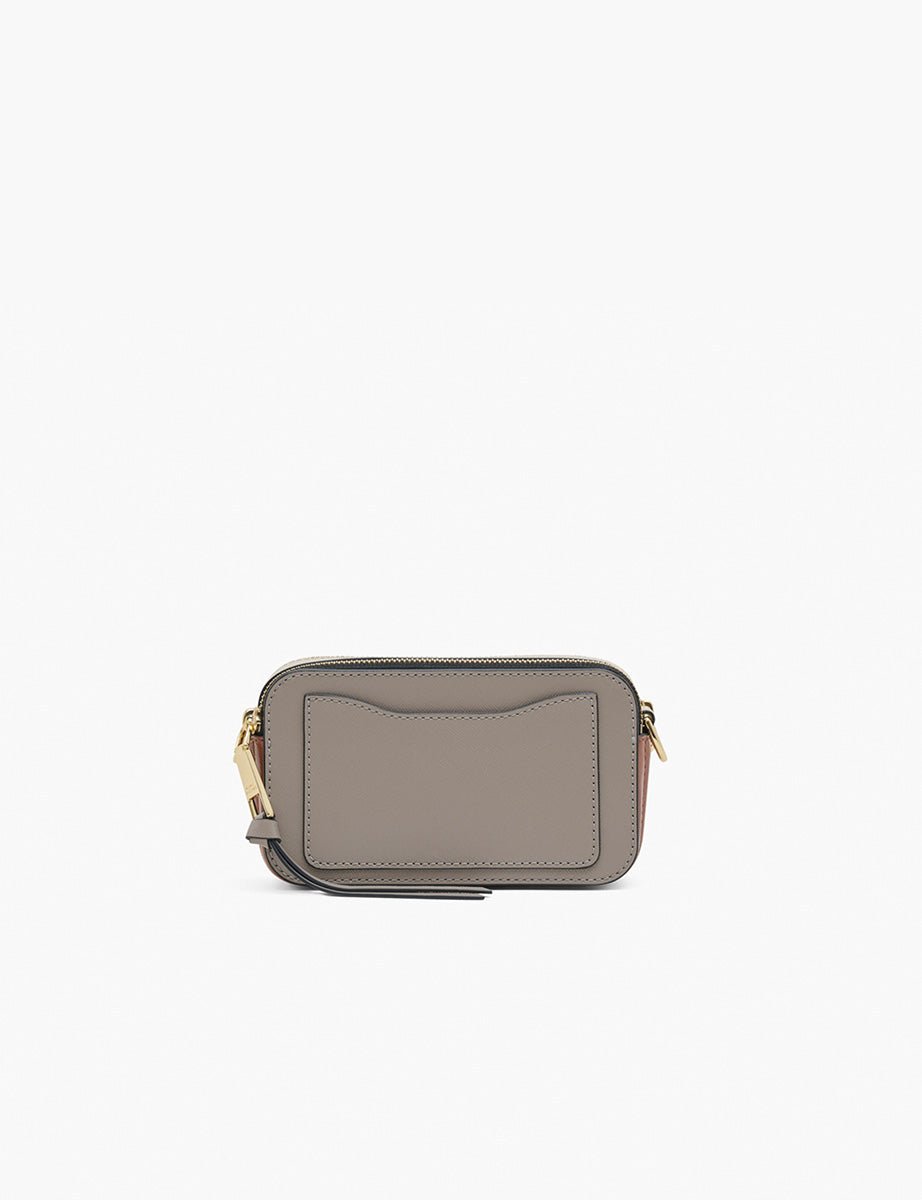 snapshot bag leather cement multi - marc jacobs - clutch