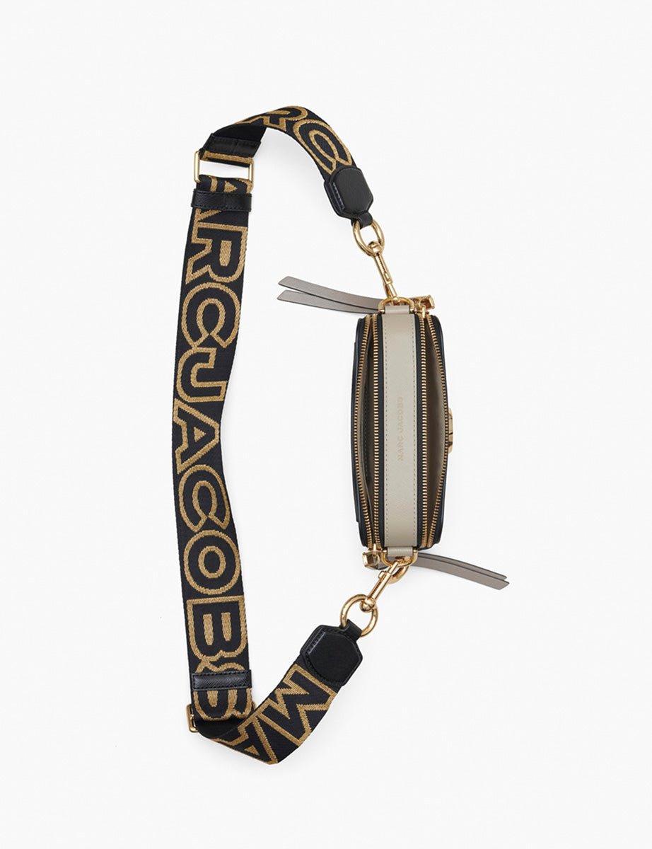 snapshot bag leather cement multi - marc jacobs - clutch