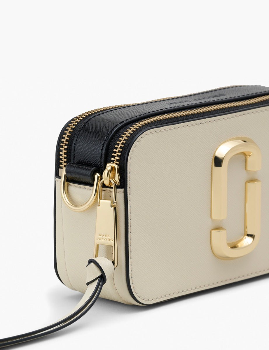 snapshot bag leather cloud white multi - marc jacobs - clutch