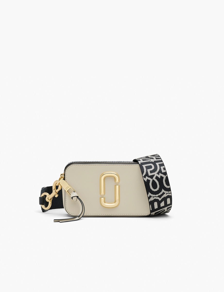snapshot bag leather cloud white multi - marc jacobs - clutch