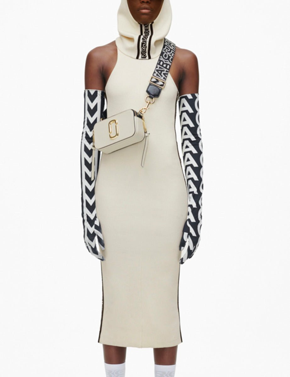 snapshot bag leather cloud white multi - marc jacobs - clutch