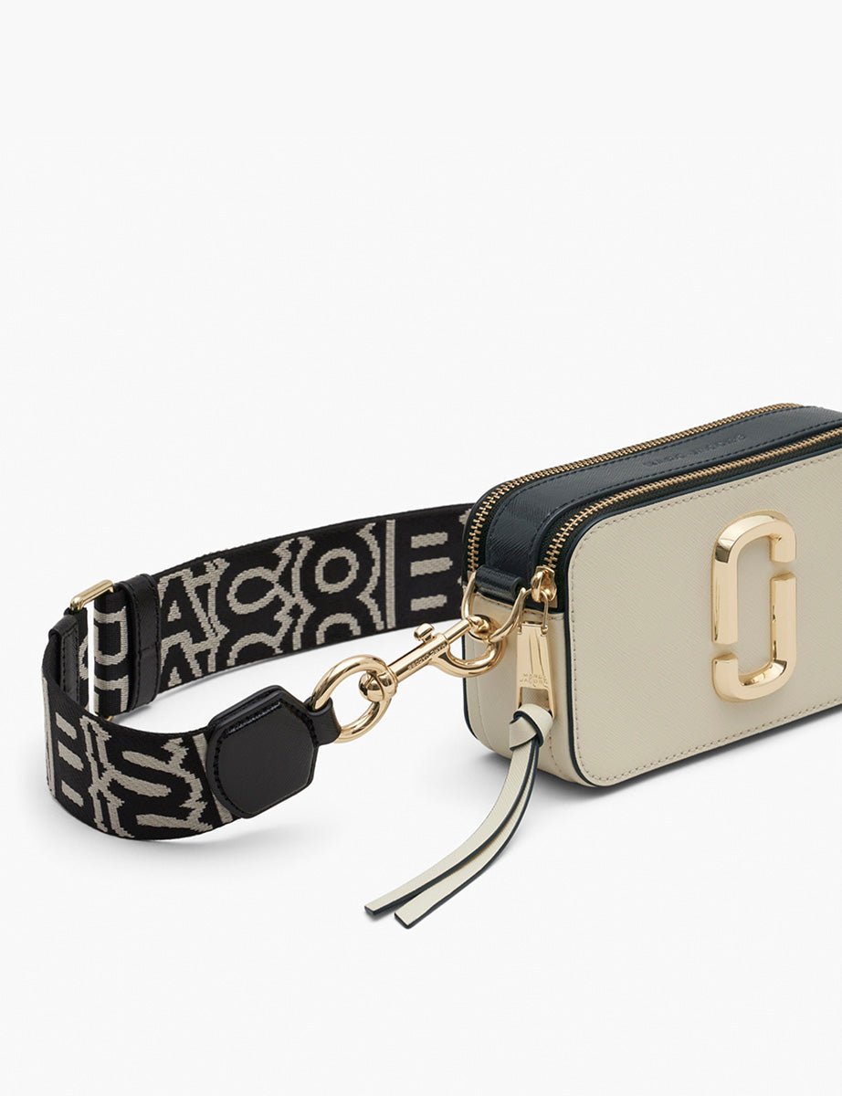 snapshot bag leather cloud white multi - marc jacobs - clutch