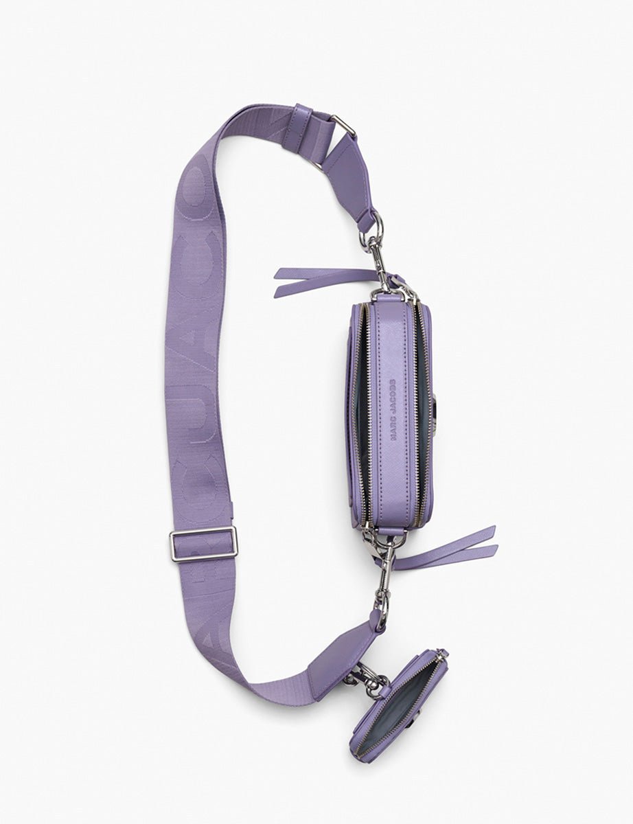 snapshot bag leather lavender - marc jacobs - clutch