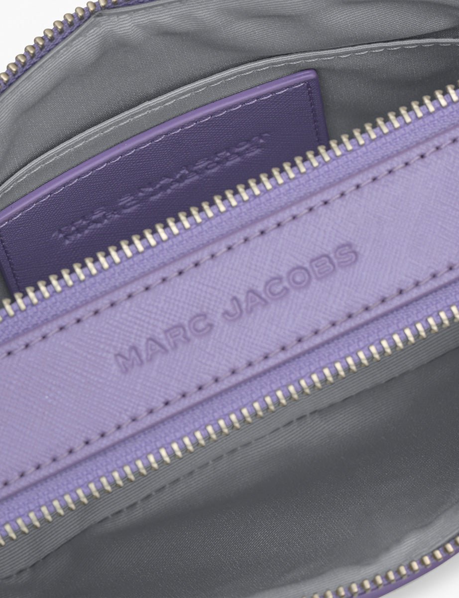snapshot bag leather lavender - marc jacobs - clutch