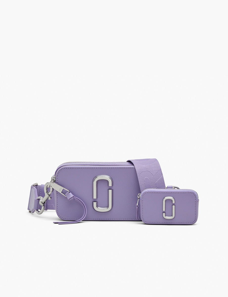 snapshot bag leather lavender - marc jacobs - clutch