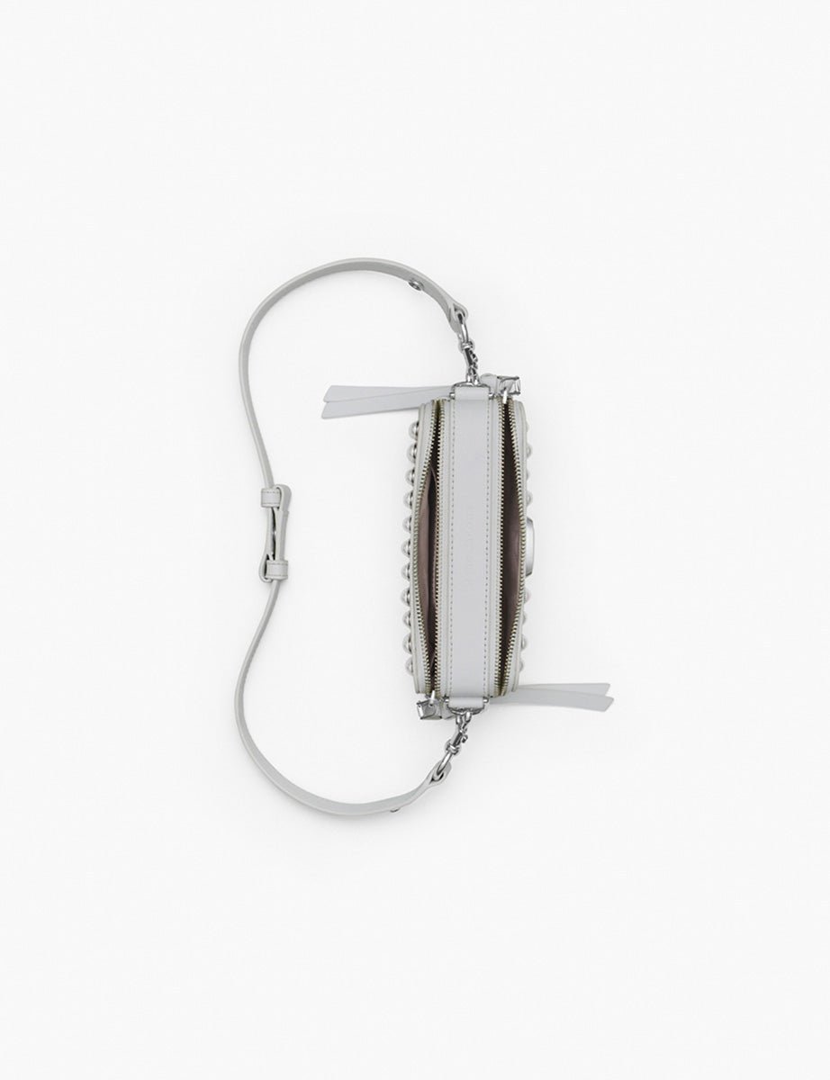 snapshot leather bianco - marc jacobs - clutch