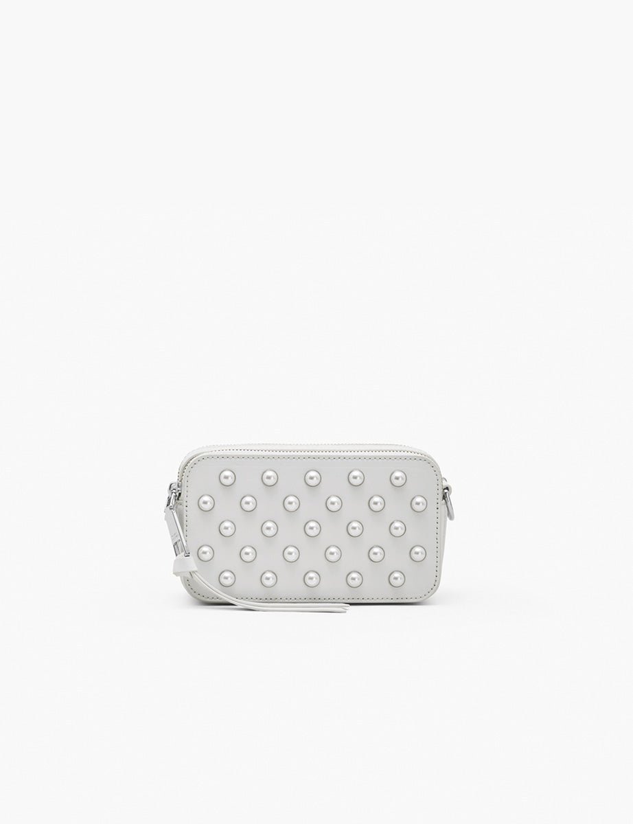 snapshot leather bianco - marc jacobs - clutch