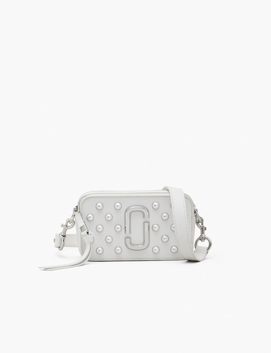 snapshot leather bianco - marc jacobs - clutch