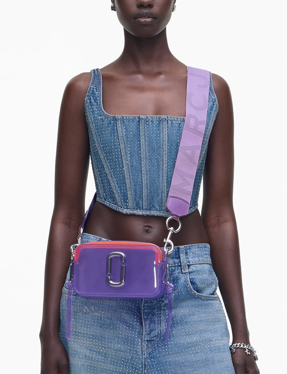 snapshot leather wisteria - marc jacobs - clutch