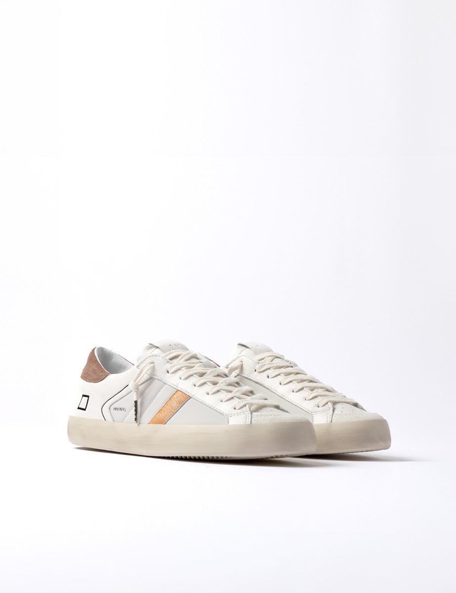 sneaker hill low half nylon white brown - date - sneaker