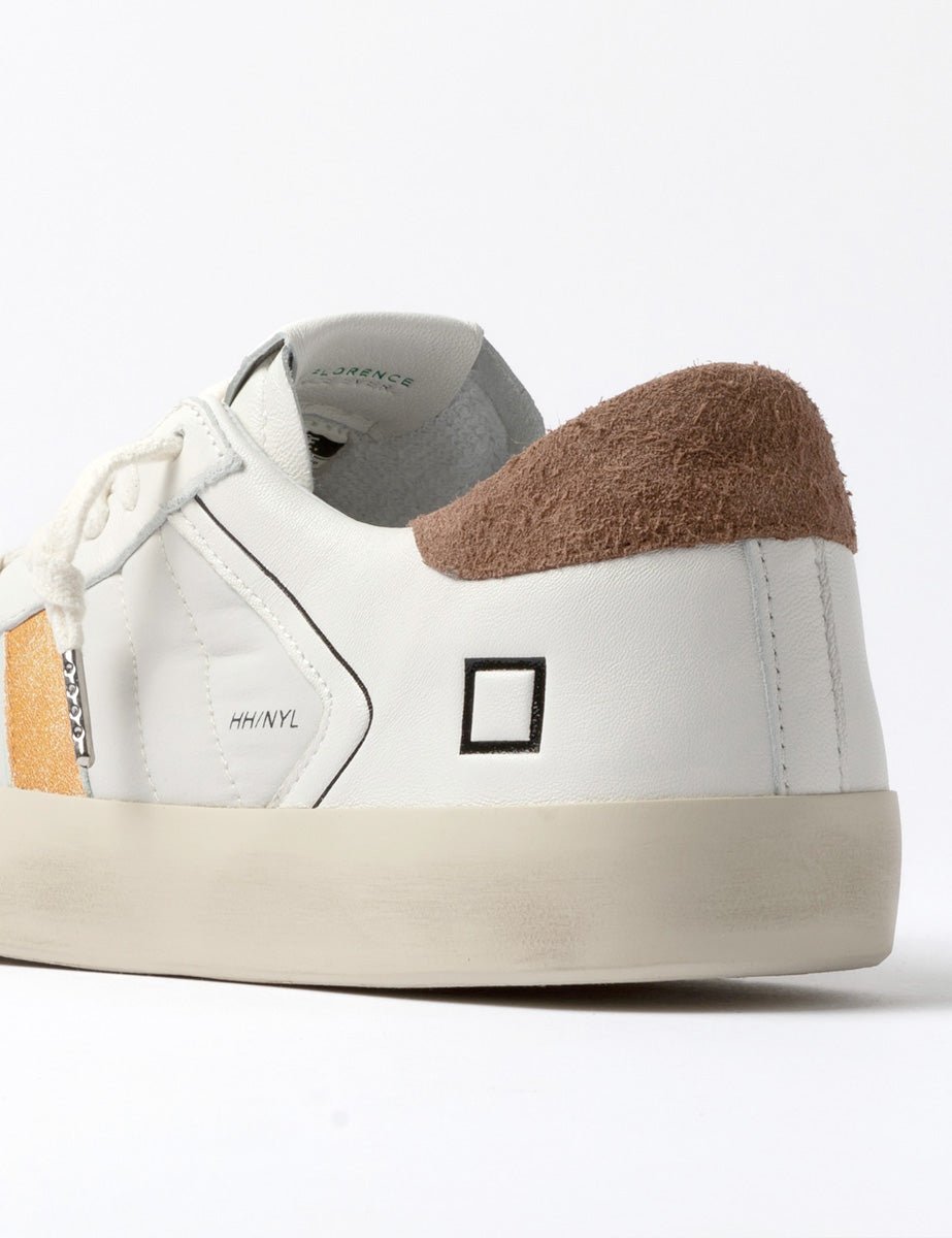 sneaker hill low half nylon white brown - date - sneaker