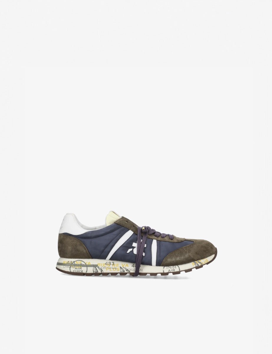 sneaker lucy blu verde - premiata - sneaker
