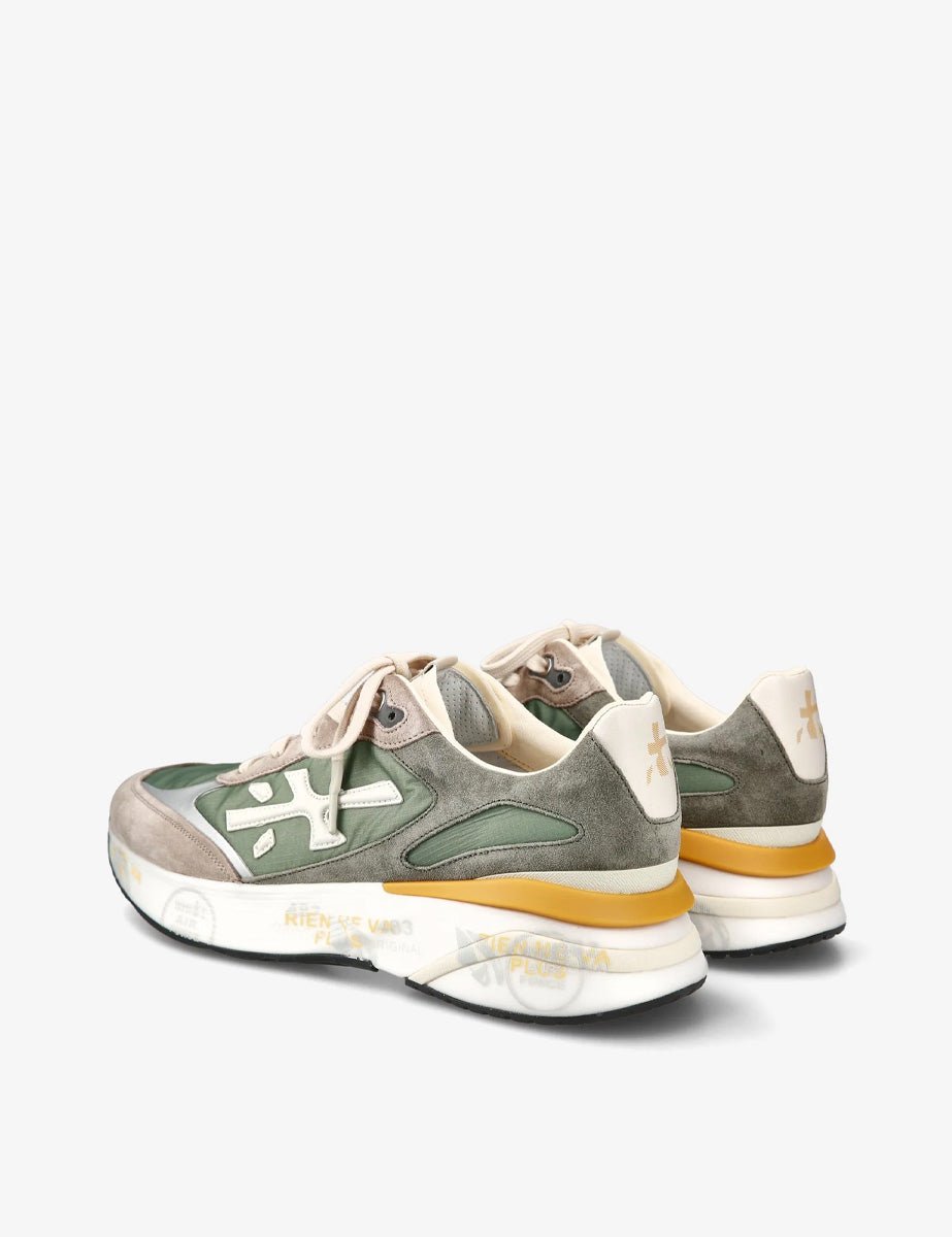 sneaker moerun nylon verde giallo - premiata - sneaker