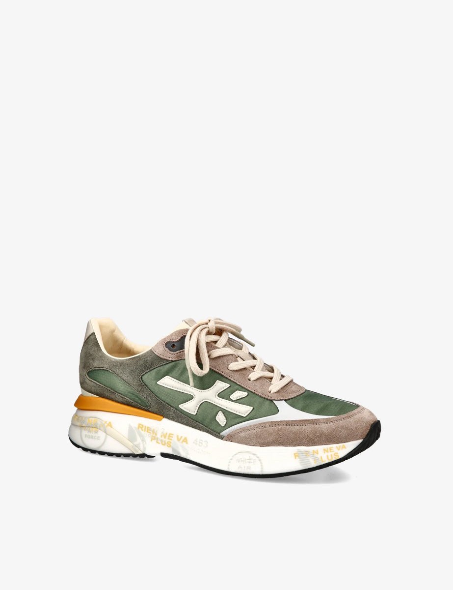 sneaker moerun nylon verde giallo - premiata - sneaker