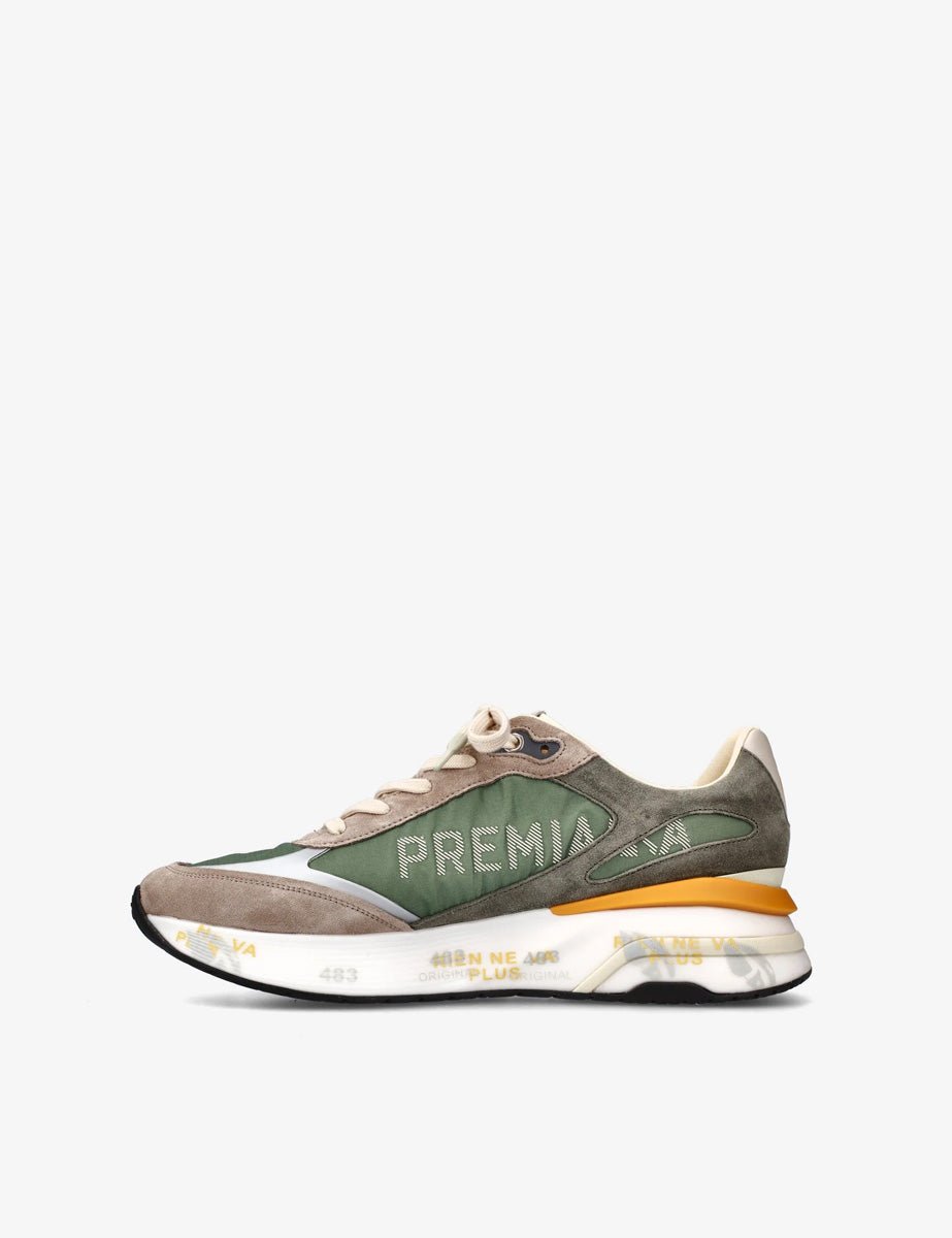 sneaker moerun nylon verde giallo - premiata - sneaker