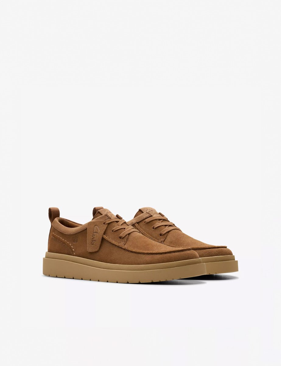 sneaker polden moc suede cola - clarks - sneaker