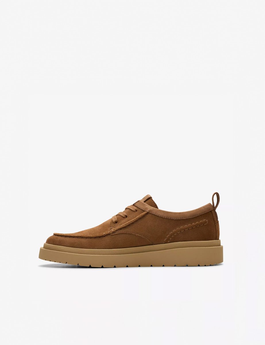 sneaker polden moc suede cola - clarks - sneaker