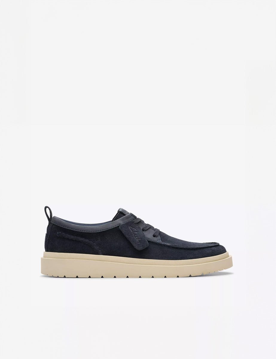 sneaker polden moc suede navy - clarks - sneaker