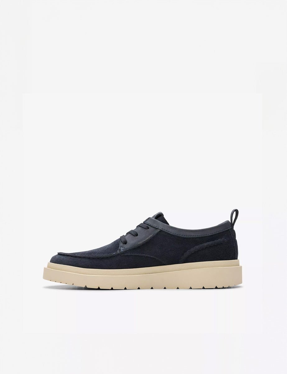 sneaker polden moc suede navy - clarks - sneaker