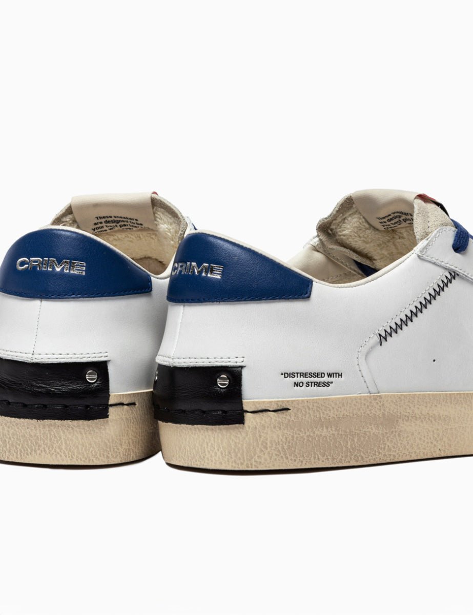sneaker puntale suede bianco - crime - sneaker