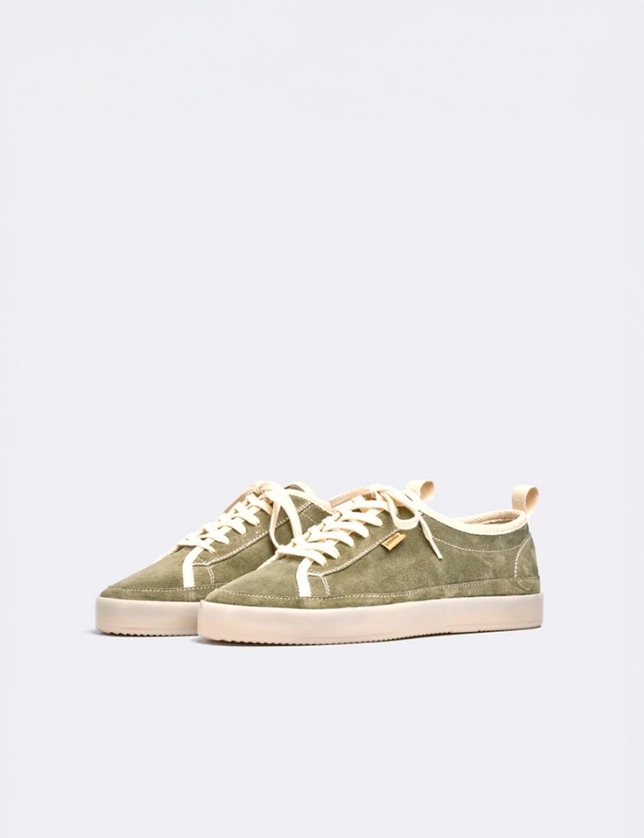 sneaker suede military olive - panchic - sneaker