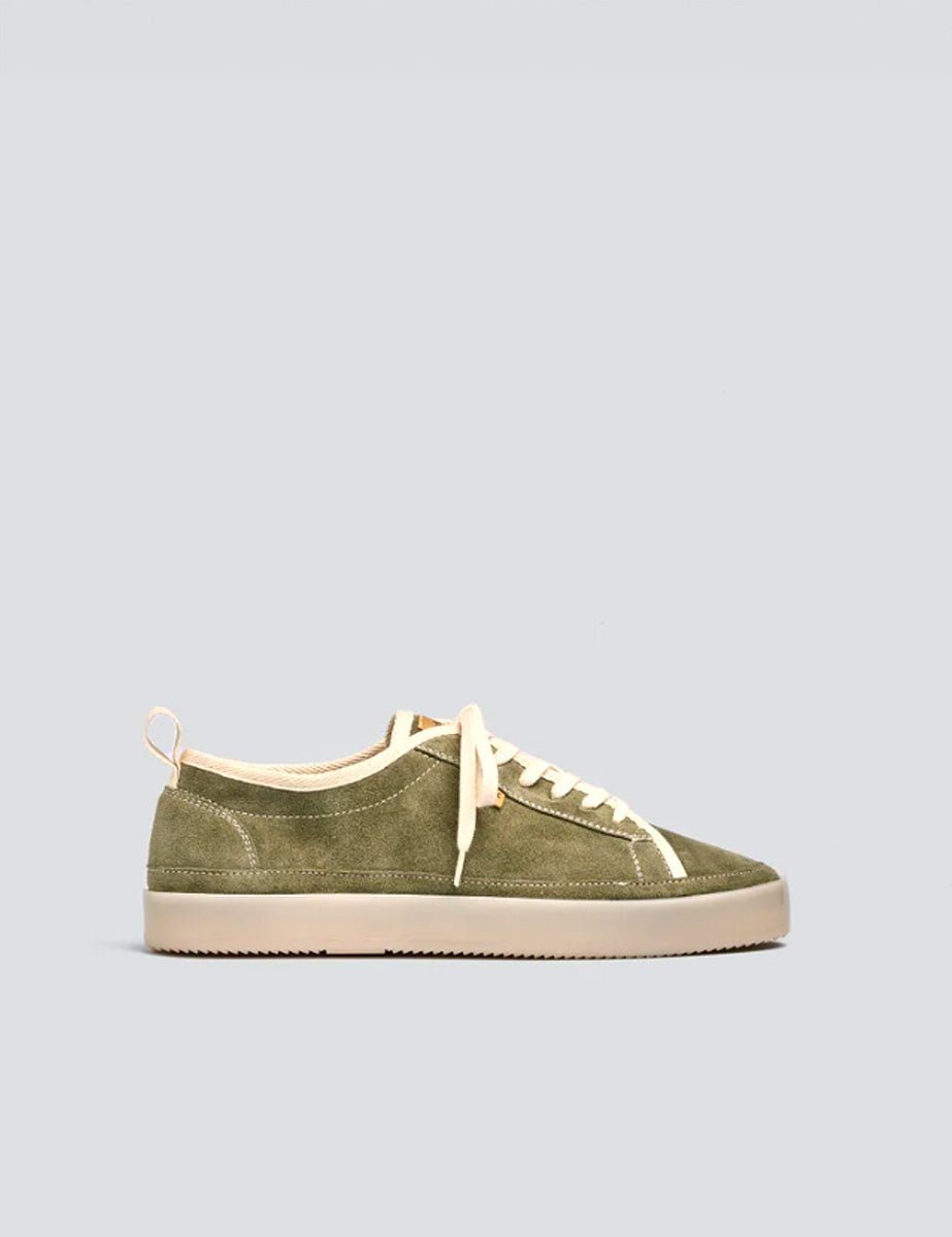 sneaker suede military olive - panchic - sneaker