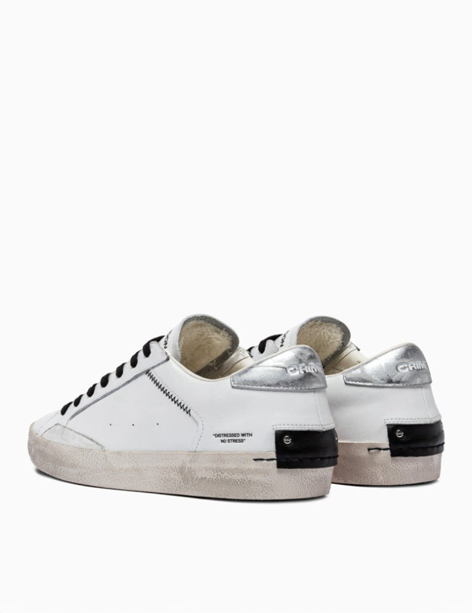 sneaker suola contrasto bianco - crime - sneaker