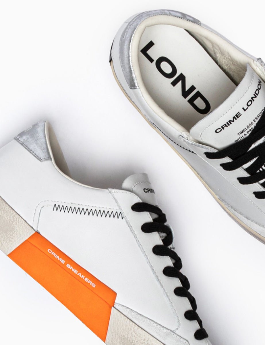sneaker suola contrasto bianco - crime - sneaker